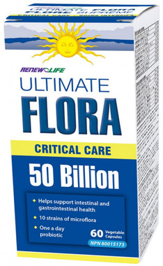 RENEW LIFE Ultimate Flora 50 Billion, 60 Vegetable Capsules | NutriFarm.ca
