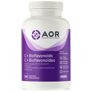 AOR C + Bioflavonoids, 100 Vegetable Capsules | NutriFarm.ca