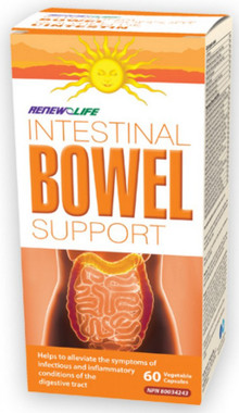 RENEW LIFE Intestinal Bowel Support, 60 Vegetable Capsules | NutriFarm.ca