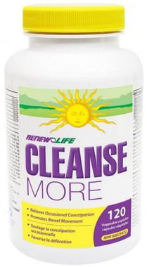 RENEW LIFE CleanseMORE, 120 Vegetable Capsules | NutriFarm.ca