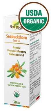New Roots Seabuckthorn Seed Oil (certified Organic), 30 ml | NutriFarm.ca