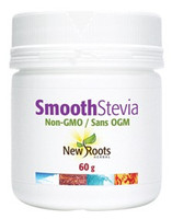 New Roots Smooth Stevia, 60 g | NutriFarm.ca