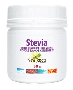 New Roots Stevia White Powder Concentrate, 30 g | NutriFarm.ca