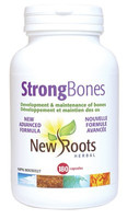New Roots Strong Bones, 180 Capsules | NutriFarm.ca