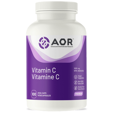 AOR Vitamin C, 100 Vegetable Capsules | NutriFarm.ca