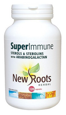 New Roots Super Immune Sterols & Sterolins, 120 Capsules | NutriFarm.ca