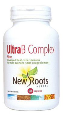 New Roots Ultra B Complex 50 mg, 90 Capsules | NutriFarm.ca