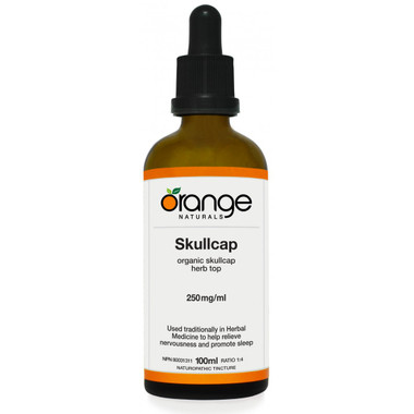 Orange Naturals Skullcap Tincture, 100 ml | NutriFarm.ca