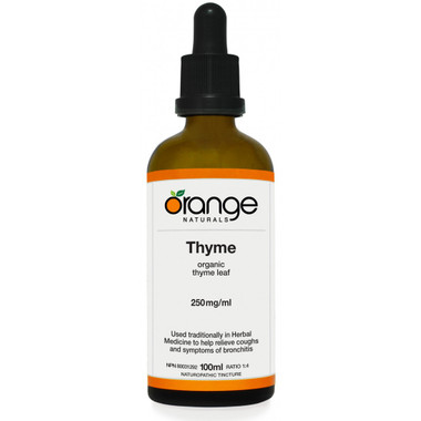 Orange Naturals Thyme Tincture, 100 ml | NutriFarm.ca