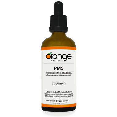Orange Naturals Premenstrual Syndrome (PMS) Tincture, 100 ml | NutriFarm.ca