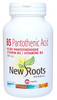 New Roots Vitamin B5 Pantothenic Acid 500 mg, 100 Capsules | NutriFarm.ca