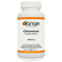 Orange Naturals Chromium, 90 Tablets | NutriFarm.ca