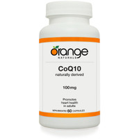 Orange Naturals Coenzyme Q10, 60 Capsules | NutriFarm.ca