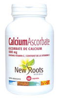 New Roots Calcium Ascorbate 1000 mg, 60 Capsules | NutriFarm.ca