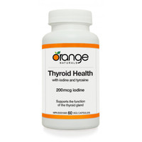 Orange Naturals Thyroid Health, 60 Vegetable Capsules | NutriFarm.ca