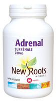 New Roots Adrenal 200 mg, 90 Capsules | NutriFarm.ca