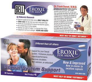 Bell Eroxil Vigility For Men 557 mg, 30 Capsules | NutriFarm.ca