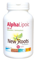 New Roots Alpha Lipoic 125 mg, 60 Capsules | NutriFarm.ca