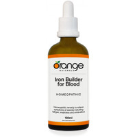 Orange Naturals Iron Builder for Blood, 100 ml | NutriFarm.ca