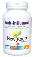 New Roots Anti-Inflamma 600 mg, 180 Capsules | NutriFarm.ca