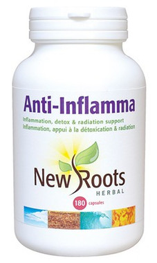 New Roots Anti-Inflamma 600 mg, 180 Capsules | NutriFarm.ca