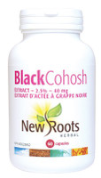 New Roots Black Cohosh 40 mg, 60 Capsules | NutriFarm.ca