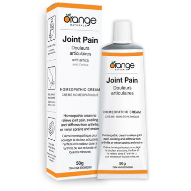 Orange Naturals Joint Pain Homeopathic Cream, 50 g | NutriFarm.ca