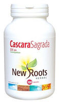 New Roots Cascara Sagrada 325 mg, 100 Capsules | NutriFarm.ca