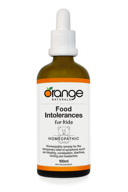Orange Naturals Food Intolerences for Kids Homeopathic, 100 ml | NutriFarm.ca
