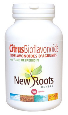 New Roots Citrus Bioflavonoids 650 mg, 90 Capsules | NutriFarm.ca