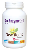 New Roots Co-Enzyme Q10 60 mg, 60 Capsules | NutriFarm.ca