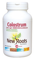 New Roots Colostrum 570 mg, 120 Capsules | NutriFarm.ca