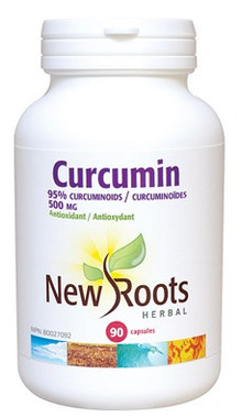 New Roots Curcumin 500 mg, 90 Capsules | NutriFarm.ca