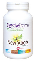 New Roots Digestive Enzymes, 100 Capsules | NutriFarm.ca