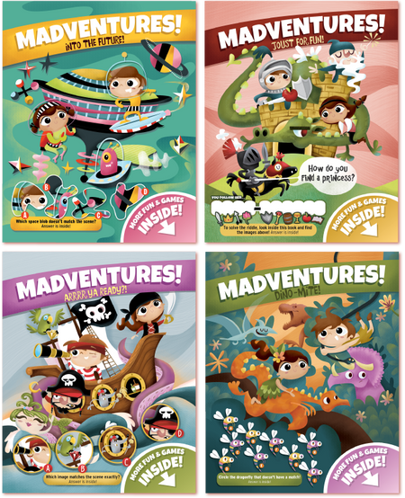 Madventures 4 Variety Pack | Covers