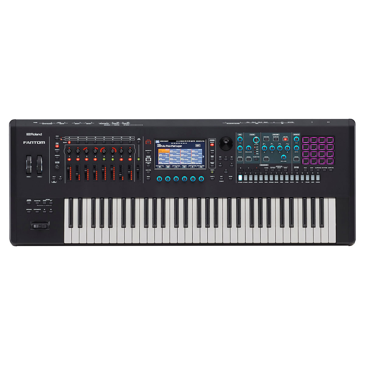 Roland Fantom 6 Music Workstation Keyboard Three Wave Music Roland Fantom 6 Music Workstation Keyboard Three Wave Music