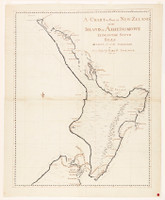 A chart of part of New Zeland of the Island of Aeheinomowe, lying in the South Seas, 1770 