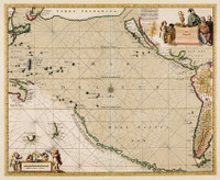 Mar del Zvr Hispanis Mare Pacificum, c.1657