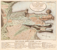 Plan de la ville de Sydney, 1802