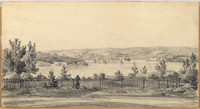 View of Fort Macquarie, Sydney Harbour, 1833