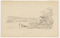 Residence of Dr. Bowman, taken near the Quarry, Woolloomooloo Bay, 1834