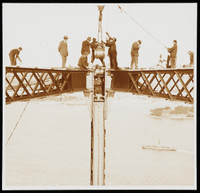 Joining the bridge, August 1930