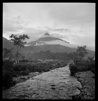 Mt Nimadao and Nimadao River, Goodenough Island, New Guinea, c 1943