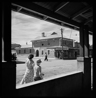 View to The School of Arts and Library, Gloucester, 1952