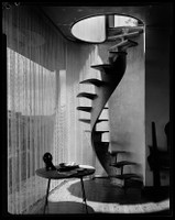 Internal spiral staircase , Buhrich House, Castlecrag, 1958