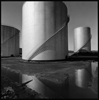 Shell and Golden Fleece oil terminals, Port of Trial Bay, South West Rocks, 1978