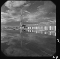 Richter drilling rig, Simpson Desert, 1980