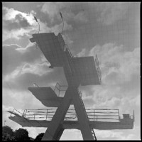 Diving tower, Ryde Swimming Centre, May 1992