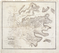 City of Sydney Map, 1843
