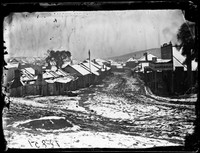 Snowstorm in Clarke Street, 4 October 1872